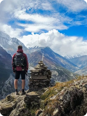 Mountain hiking adventure