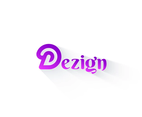 Dezign Logo Animation - Animated logo design in purple